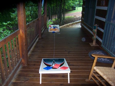 Bean Bag toss (cornhole) game